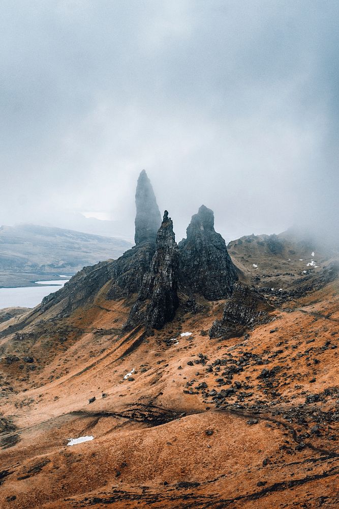 The Storr on the Trotternish peninsula of the Isle of Skye, Scotland