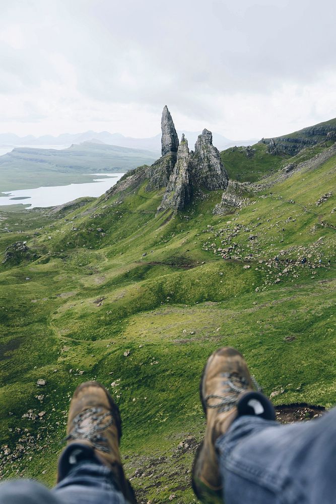 The Storr rocky hill in Scotland