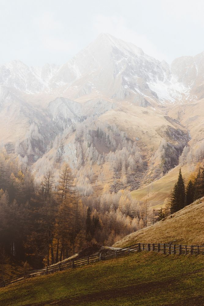 The Alps in autumn