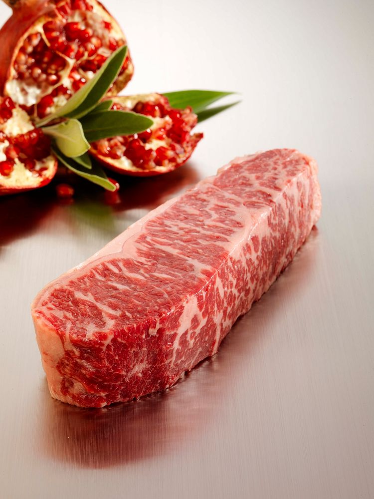 Kobe beef steak. Free food image, public domain CC0 photo.