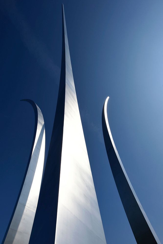 U.S. Air Force Memorial, image was taken as a part of a photo series of Washington D.C. memorials and landmarks for use with…