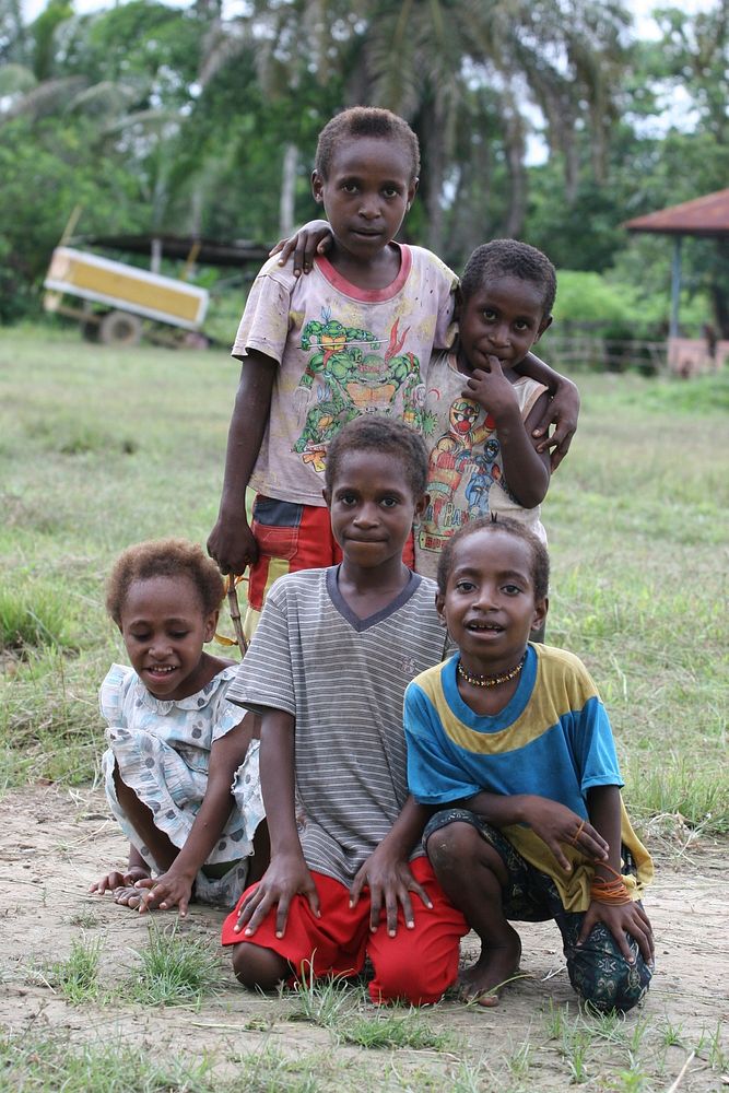 Children outside in Papua. Photo by USAID/DANUMURTHI MAHENDRA. Original public domain image from Flickr