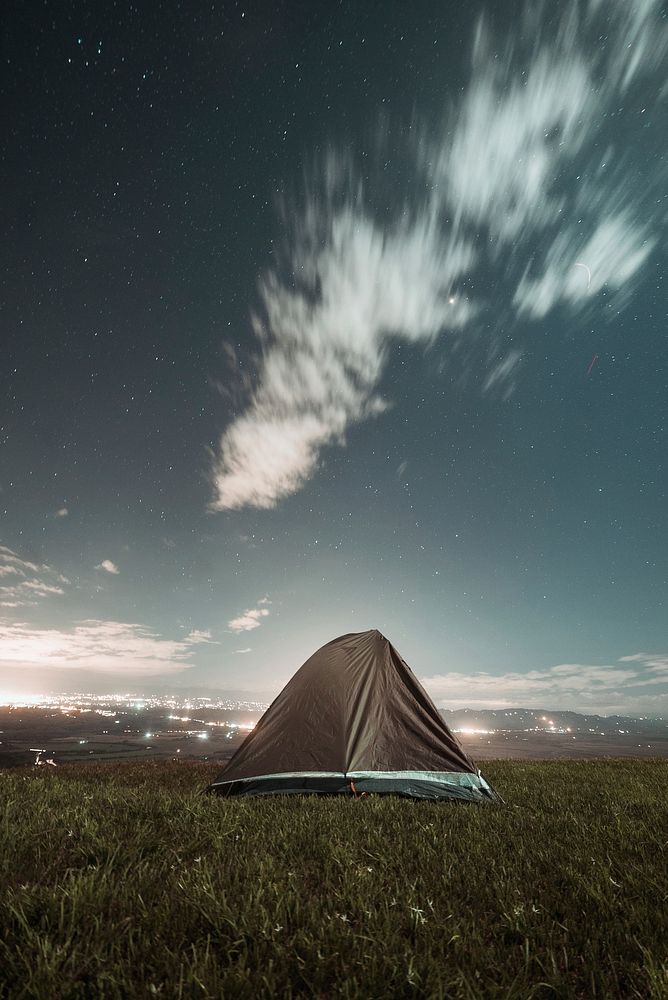 Beautiful camping destination background. Free public domain CC0 photo.