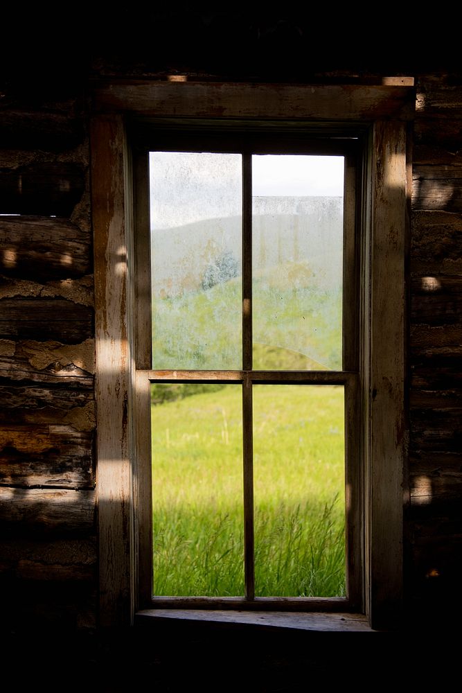 An abandoned building on Noel Keogh's ranch near Nye, Mont., tells of a time gone by. Stillwater County, Montana. June…