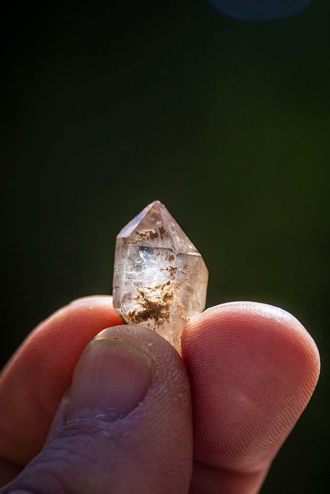 Locals dig for crystals in Crystal Park located in the Pioneer Mountains of the Dillon Ranger District. Original public…