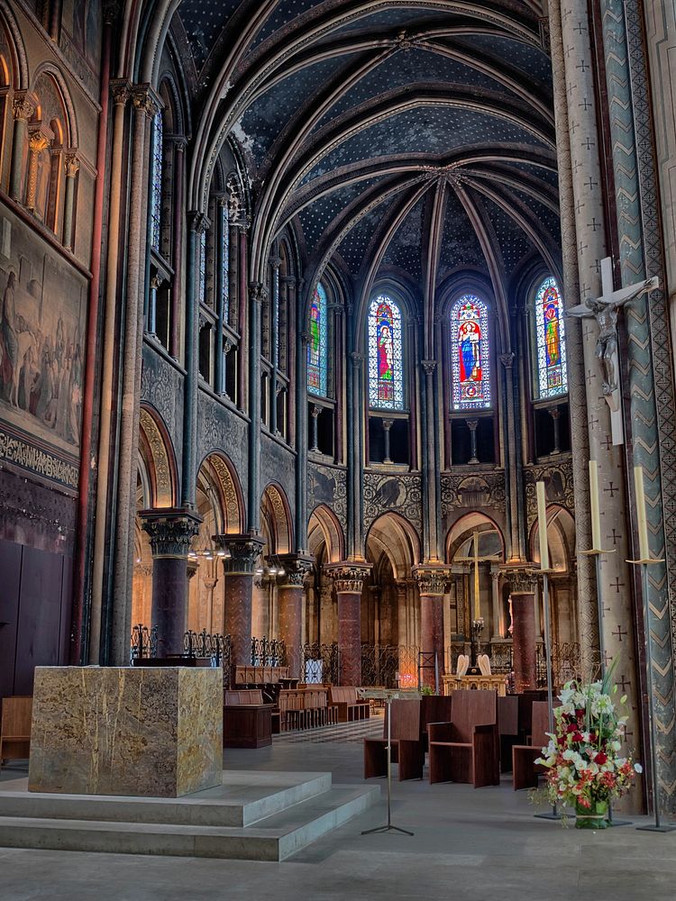 Choir of the Abbey of Saint-Germain-des-Prés.