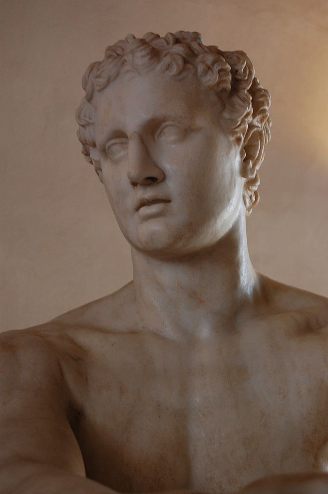 Roman sculpture. Original public domain image from Flickr