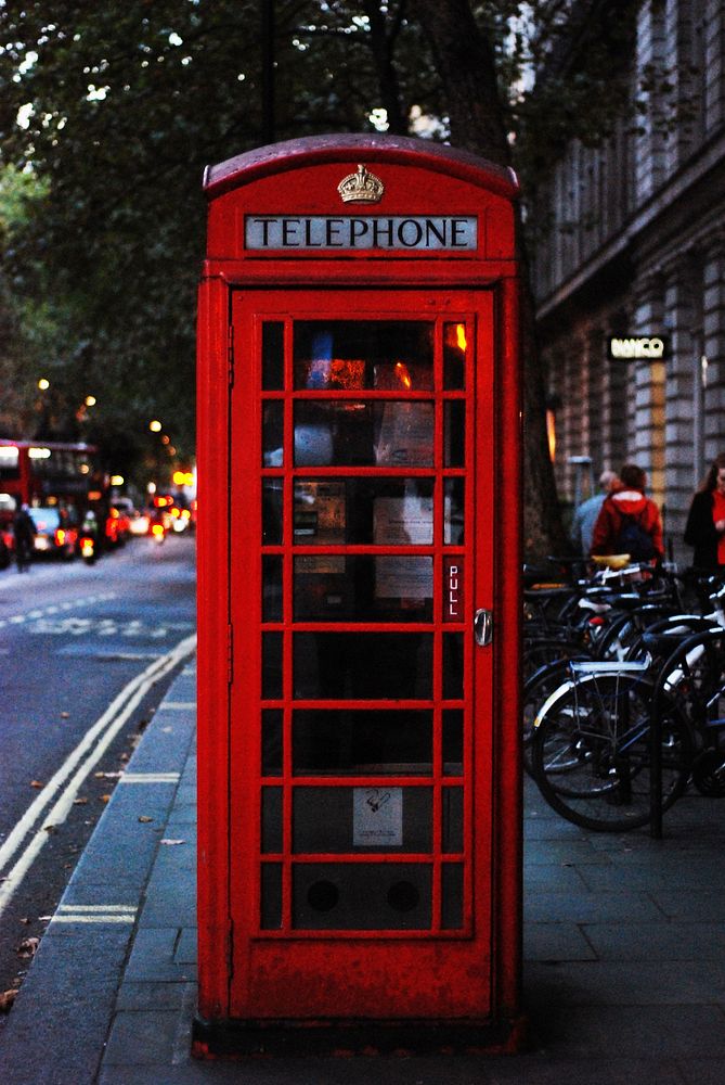 London phone booth. c