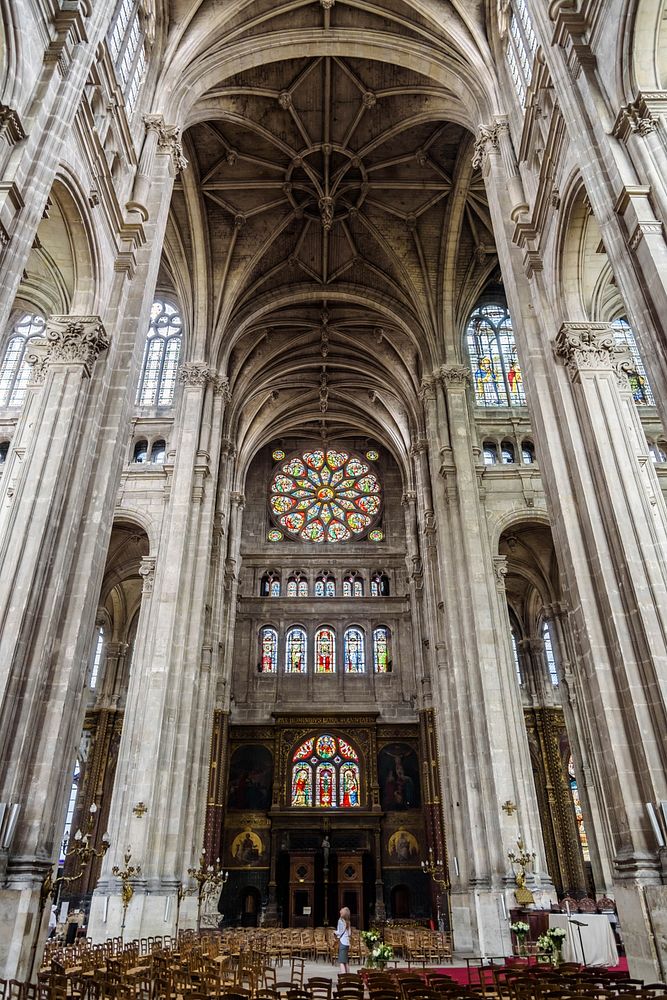 The Church of St Eustace, Paris.