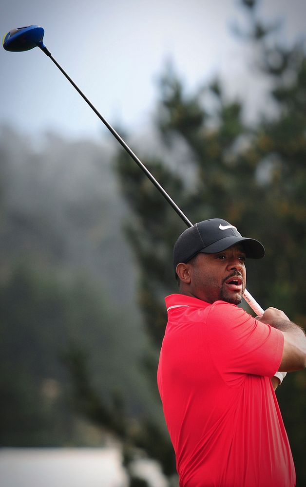 Alfonso Ribeiro at AT&T Pebble Beach Pro-Am golf tournament