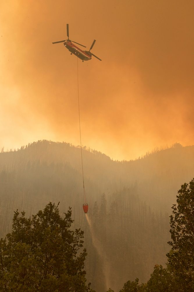 Spot fires develop and are dealt with by digging line around and dropping water from helicopters. Taylor Creek and Klondike…