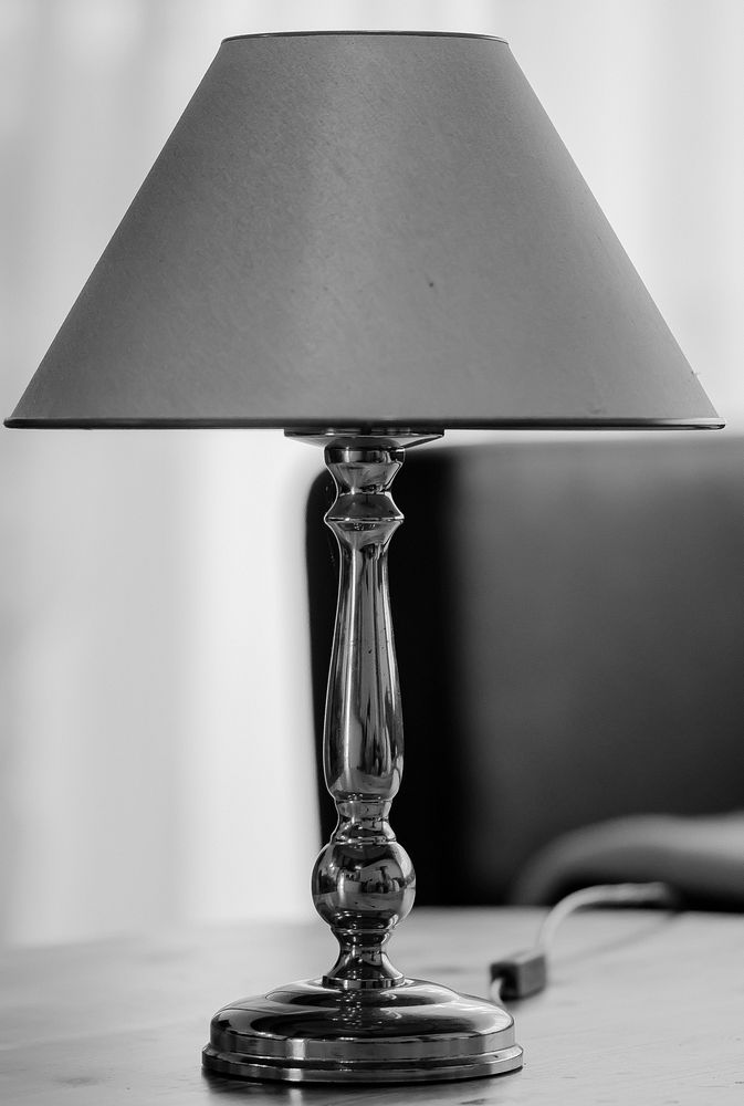 Lamp in room. Free public domain CC0 image.