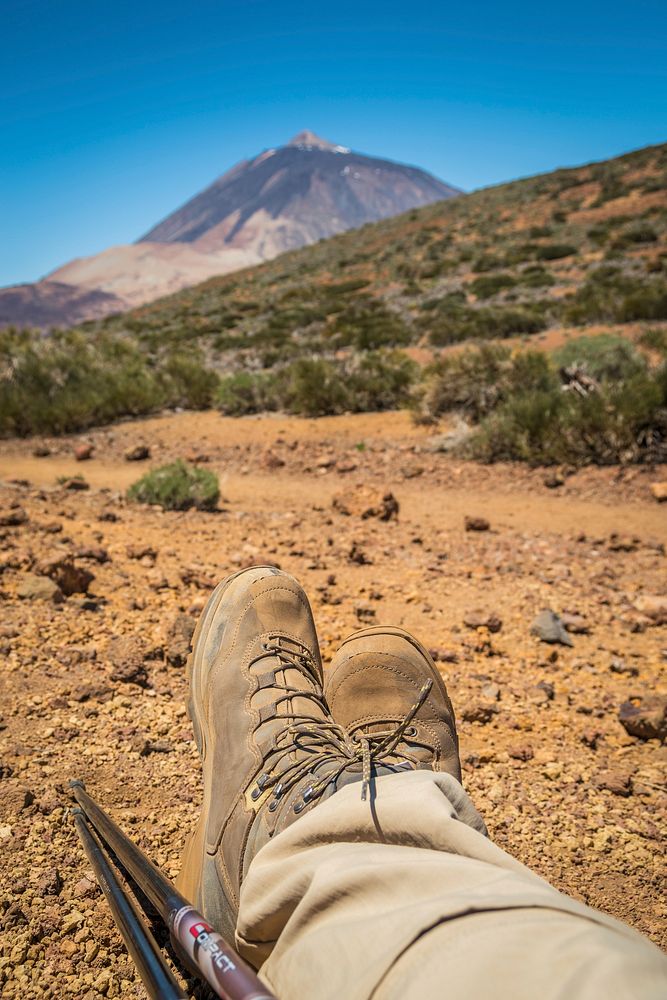 Hiking boots, footwear & apparel. Free public domain CC0 photo.