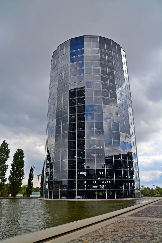 Modern building facade. Free public domain CC0 photo.