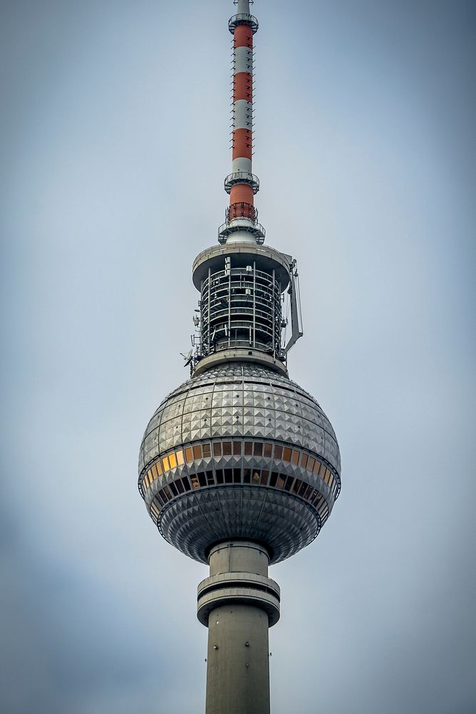 TV tower in Berlin. Free public domain CC0 image.