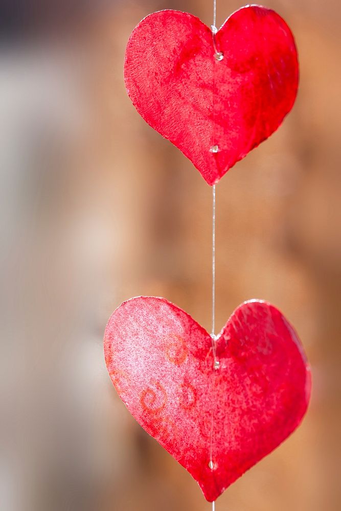 Valentine's paper heart. Free public domain CC0 photo