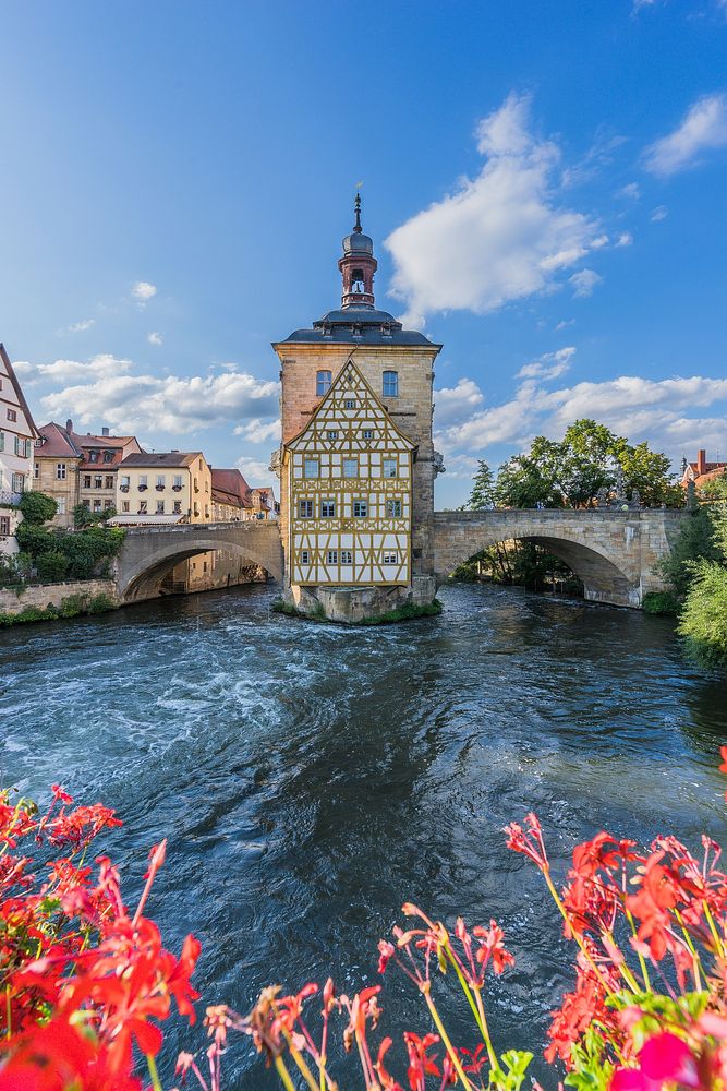 Bamberg Old Town, Germany. Free public domain CC0 photo.