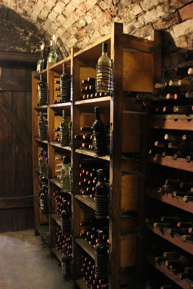 Wine cellar.  Free public domain CC0 photo.