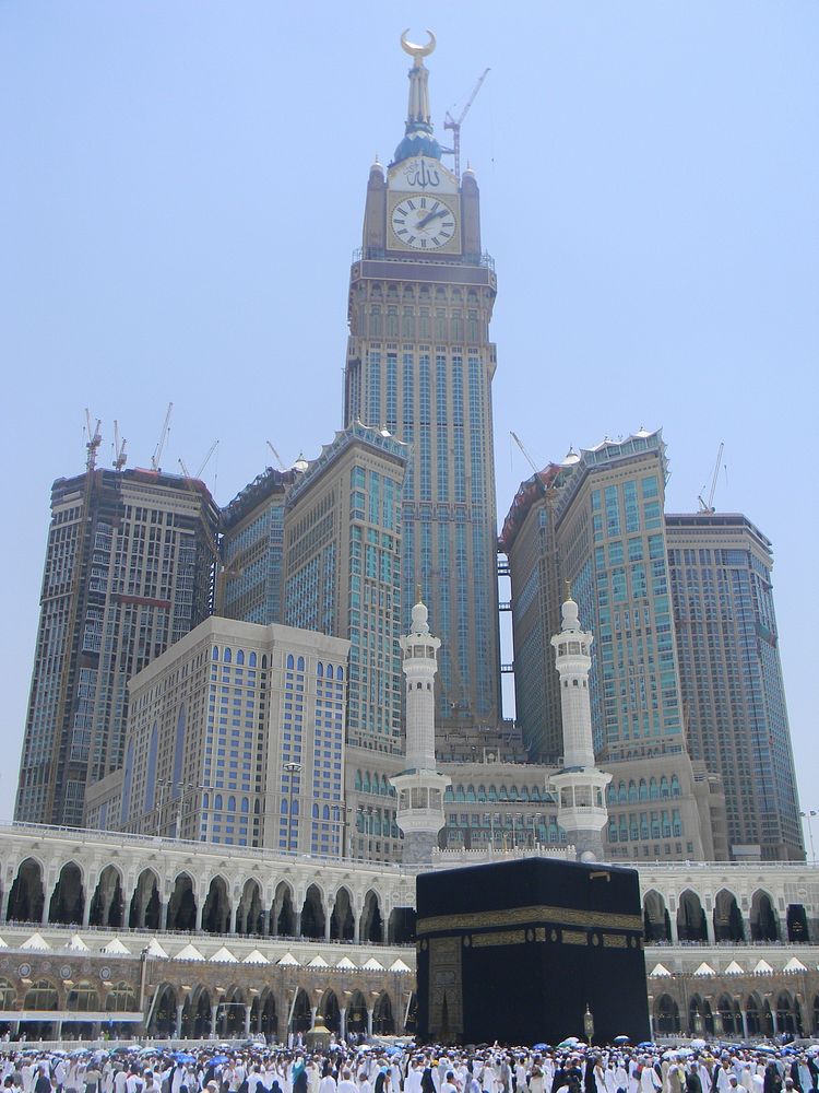 The Kaaba in Mecca, Saudi Arabia. Free public domain CC0 photo.
