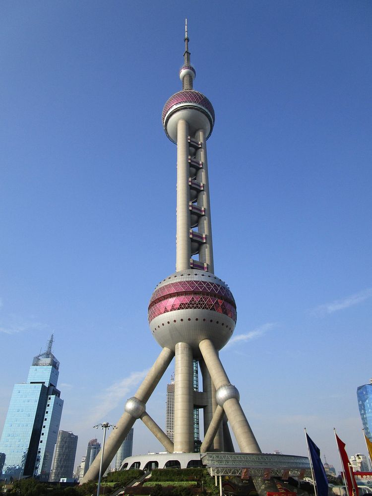 Shanghai city, Oriental Pearl Tower. Free public domain CC0 photo.