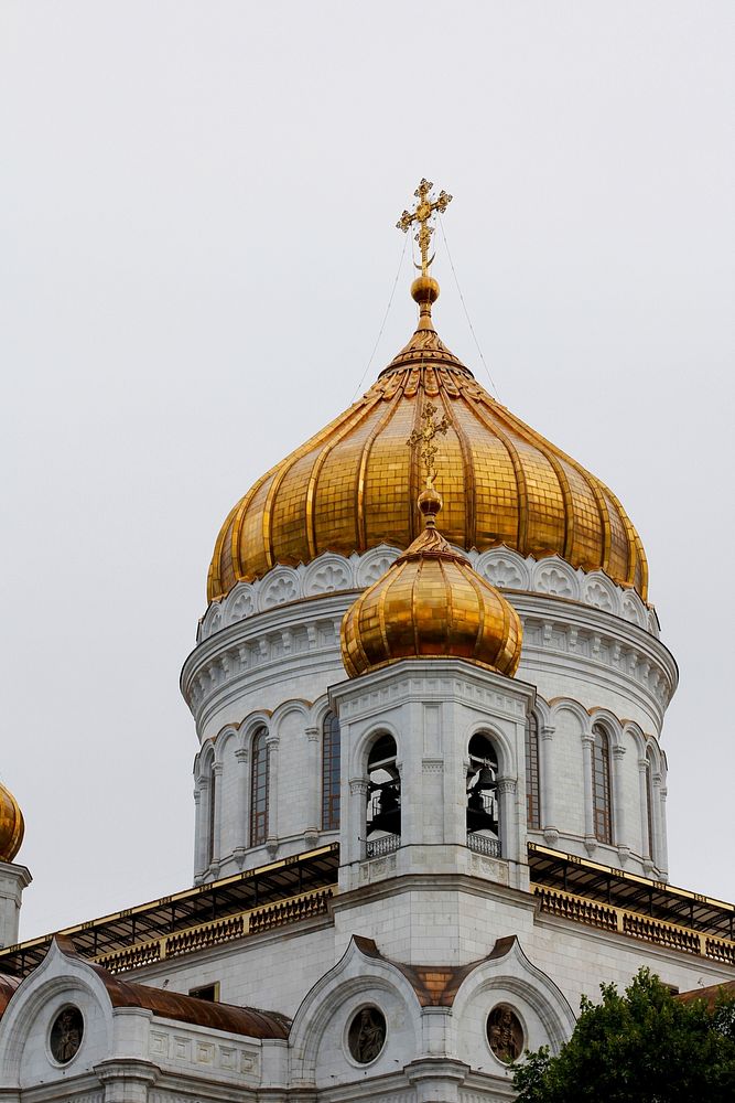 Cathedral of Christ the Saviour in Moscow. Free public domain CC0 image.