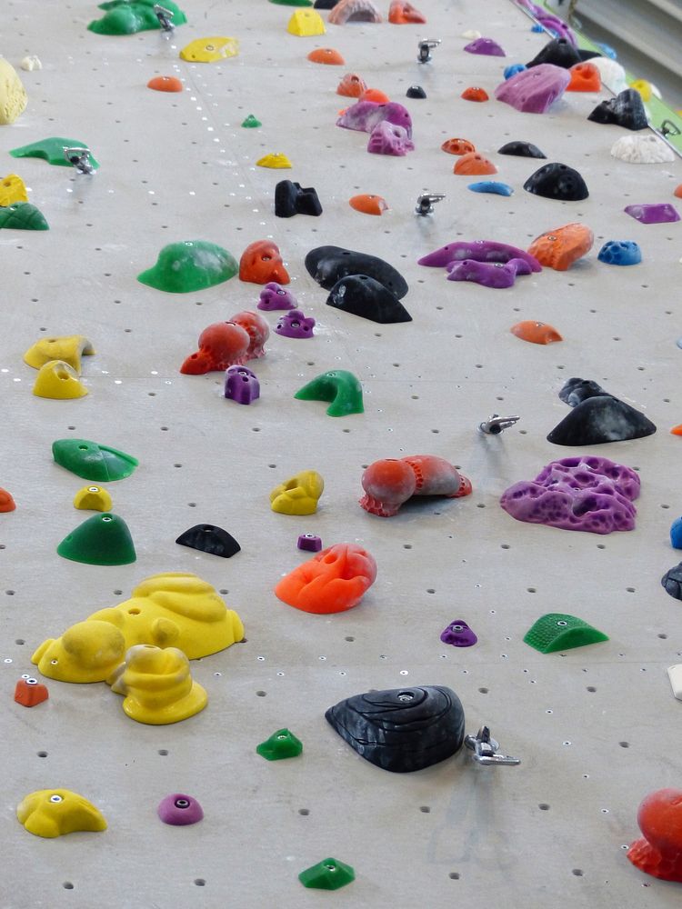 Climbing wall. Free public domain CC0 photo.