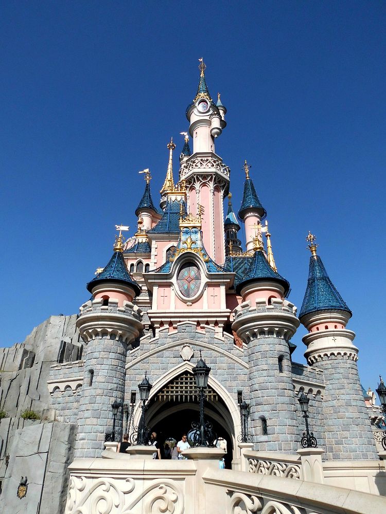 Disneyland Paris, France. Theme park photo. Free public domain CC0 image.