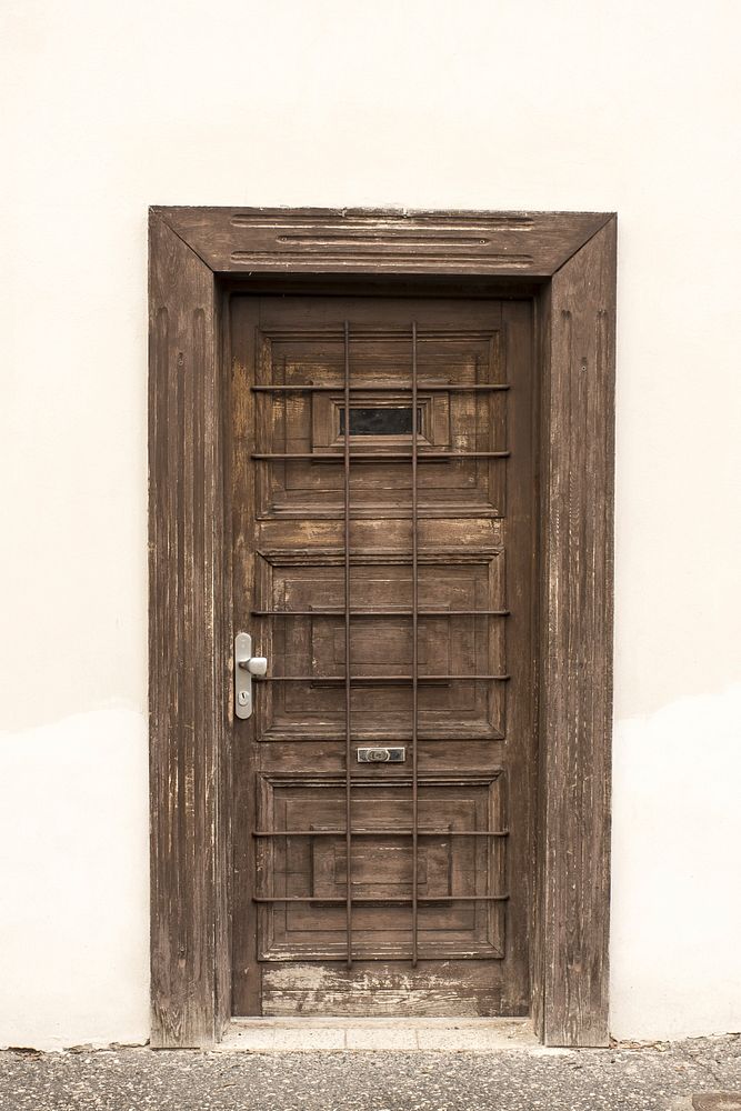 Old wooden door. Free public domain CC0 photo.