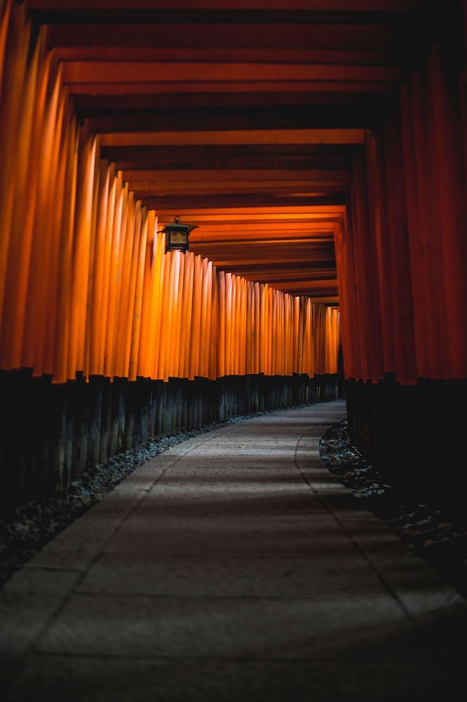 Free Fushimi inari shrine in Kyoto image, public domain Japan travel and sightseeing CC0 photo.