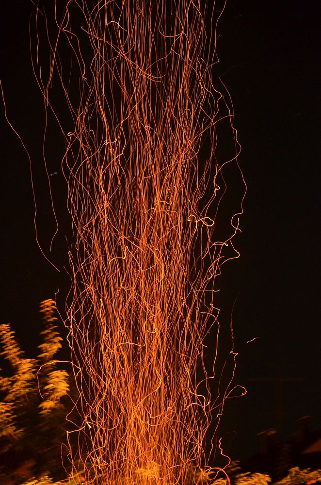Beautiful fireworks display. Free public domain CC0 photo.