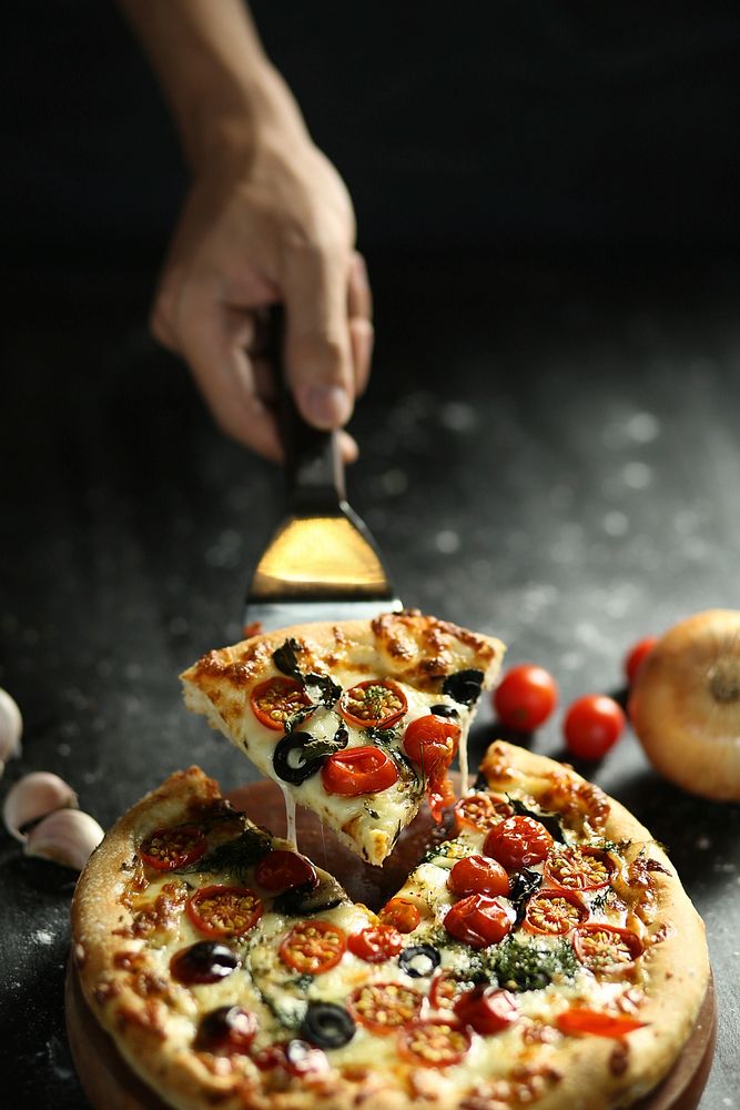 Free pizza image, public domain food CC0 photo.