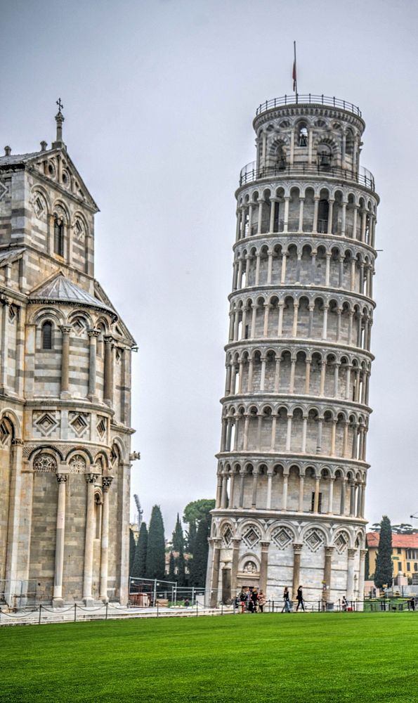 The Leaning Tower of Pisa in Italy. Free public domain CC0 image.