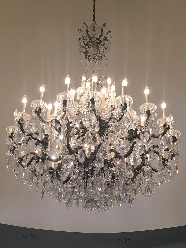 Beautiful chandelier. Free public domain CC0 photo.
