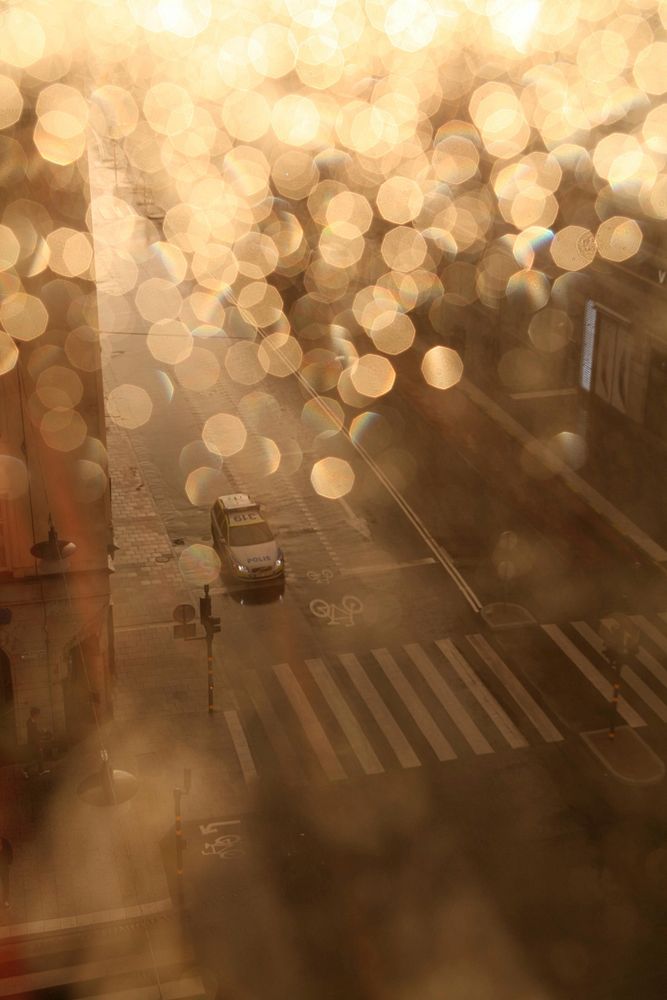 Blurred light, traffic road. Free public domain CC0 photo