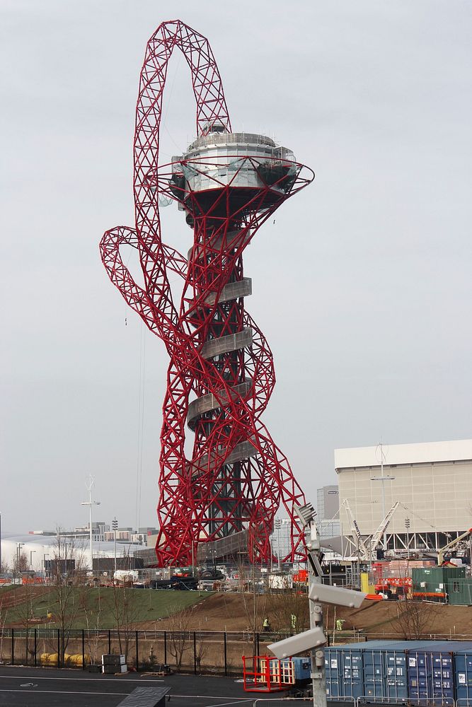 Arcelormittal orbit, United Kingdom. Free public domain CC0 photo.