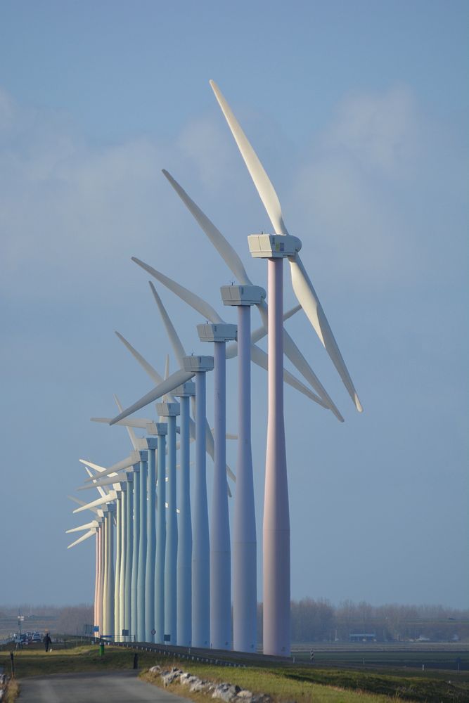 Windmill for alternative energy. Free public domain CC0 image.