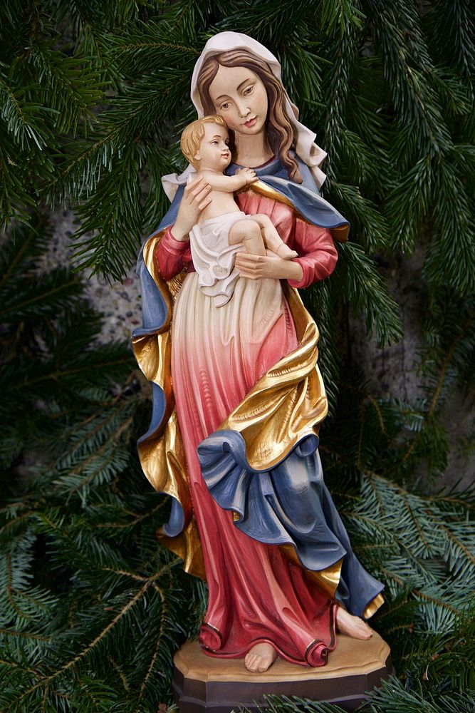 Madonna Mit Kind. Free public domain CC0 photo.