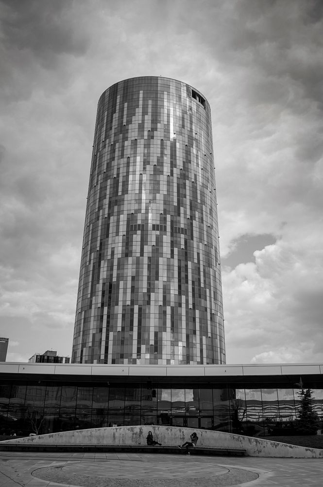 Floreasca City Sky Tower, Romania. Free public domain CC0 photo.