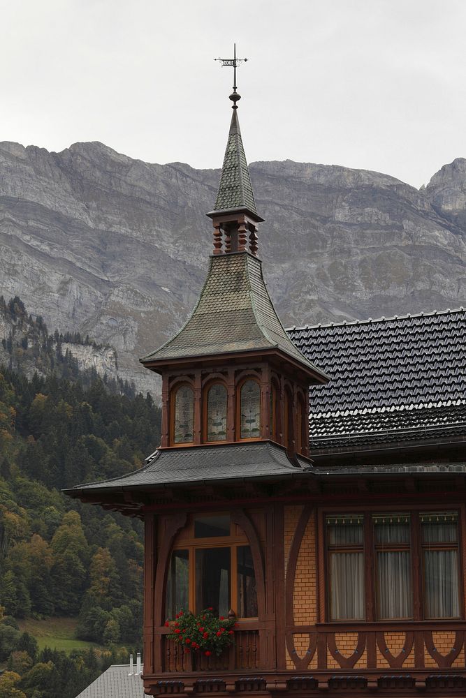 Old Swiss House, Engelberg, Switzerland. Free public domain CC0 photo.