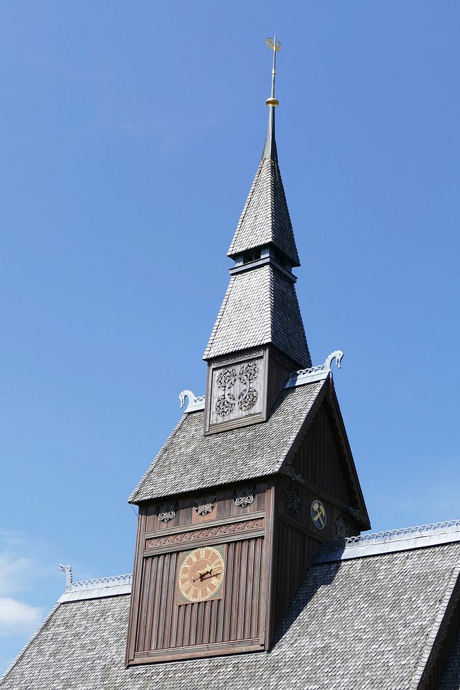 Church tower, historical architecture. Free public domain CC0 image.