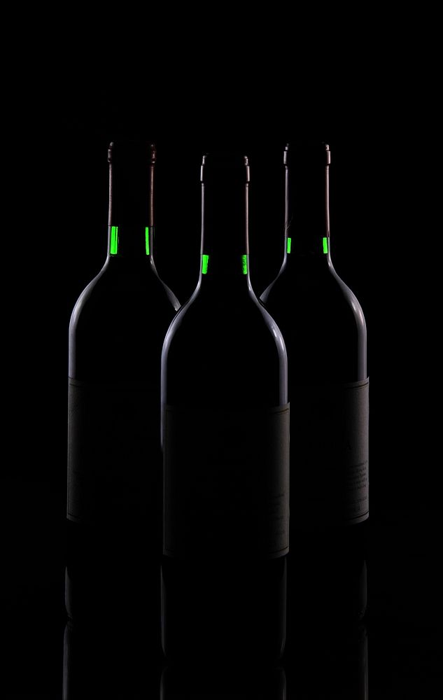 Bottles of wine. Free public domain CC0 photo.