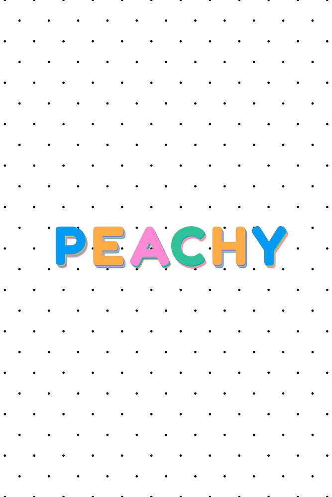 Peachy calligraphy boldface word font
