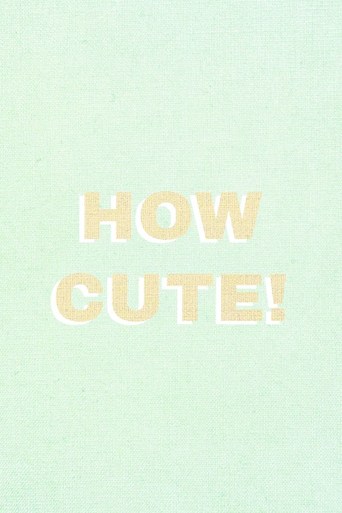 How cute! fabric texture pastel typography