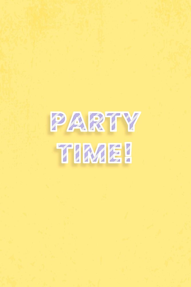 Candy cane party time! text diagonal stripe pattern typography