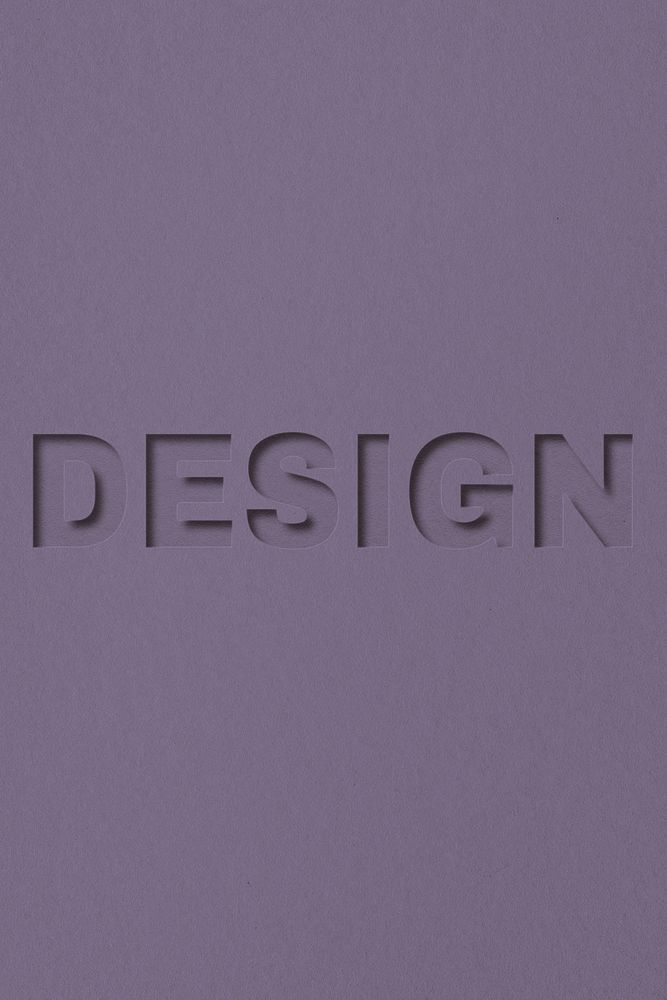 Design text typeface paper texture