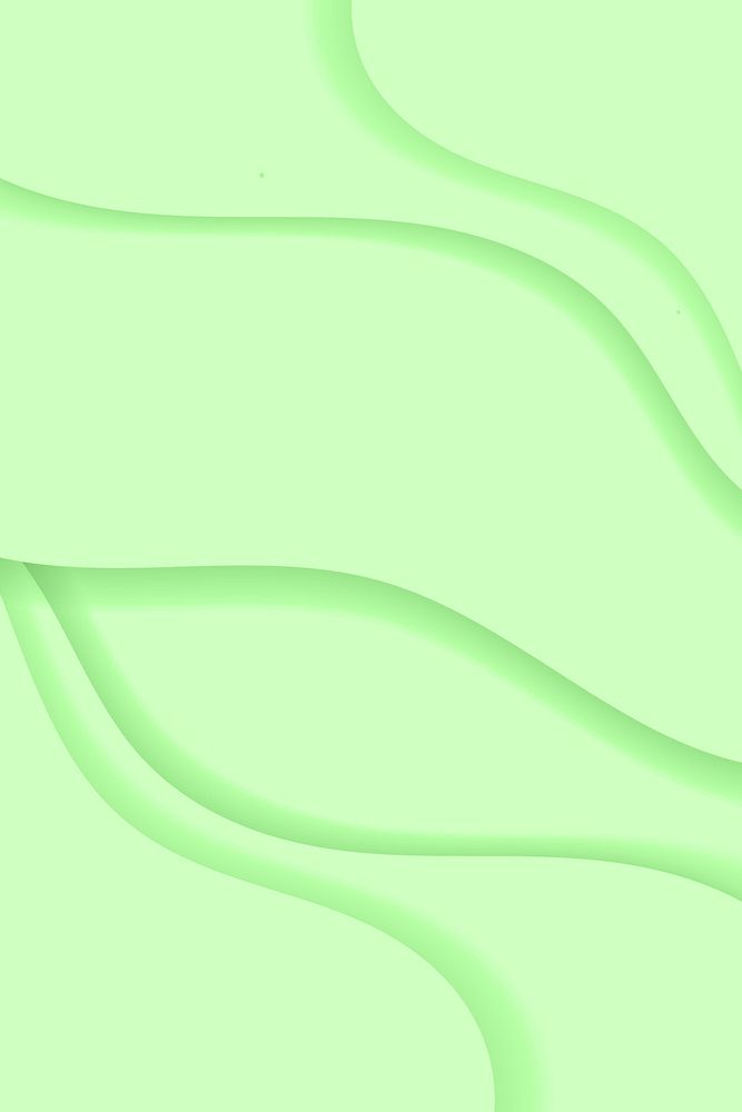 Simple curve light green abstract background