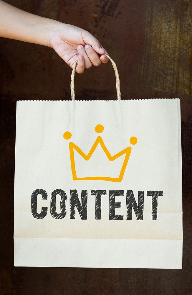 Text Content on a paper bag