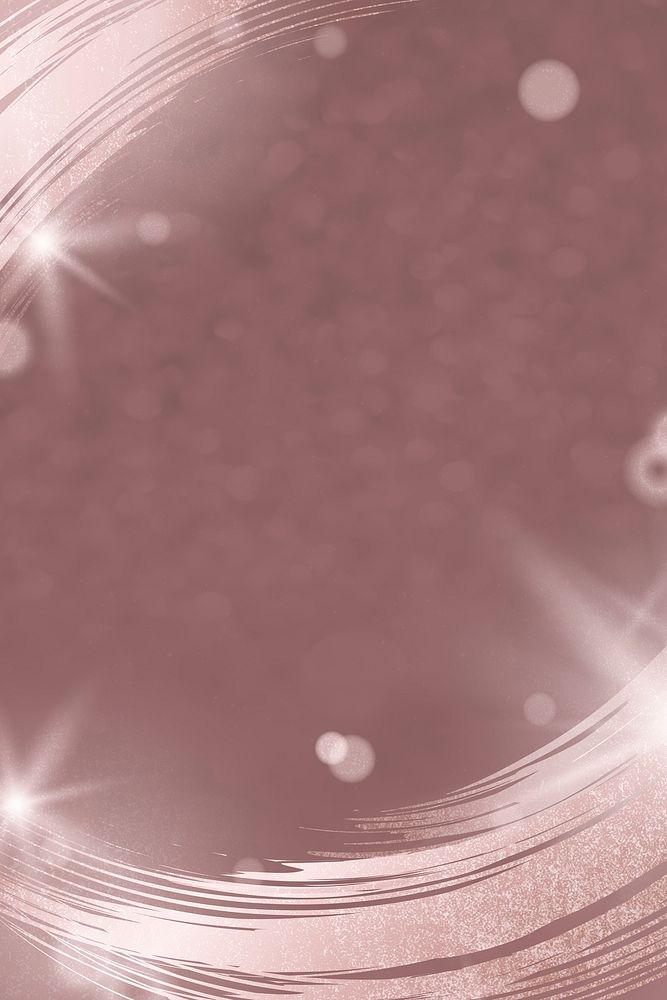 Bokeh background psd with muted pink border frame
