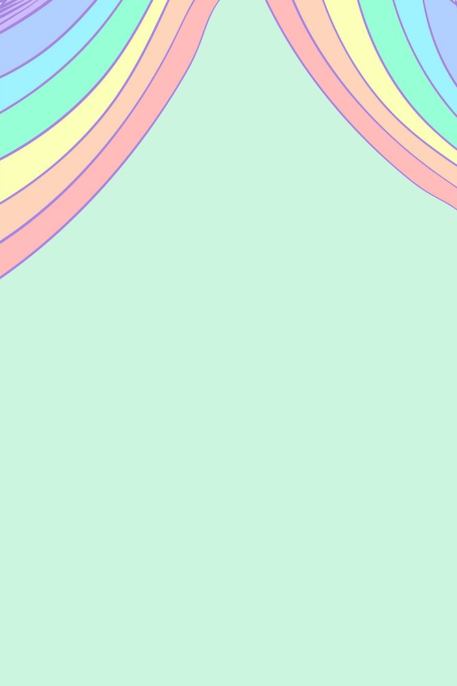 LGBTQ rainbow flag background in green for pride month campaign