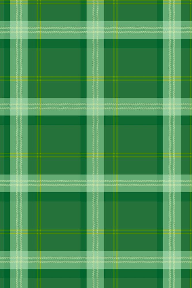 Tartan pattern background, green traditional design